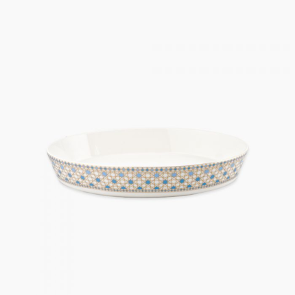 Rosa / Porcelain ( Arabesque Large Oval Oven Dish 38 cm )
