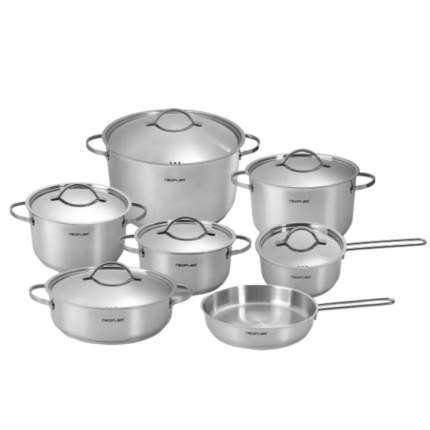 Neoflam stainless steel cookware set 13 pieces